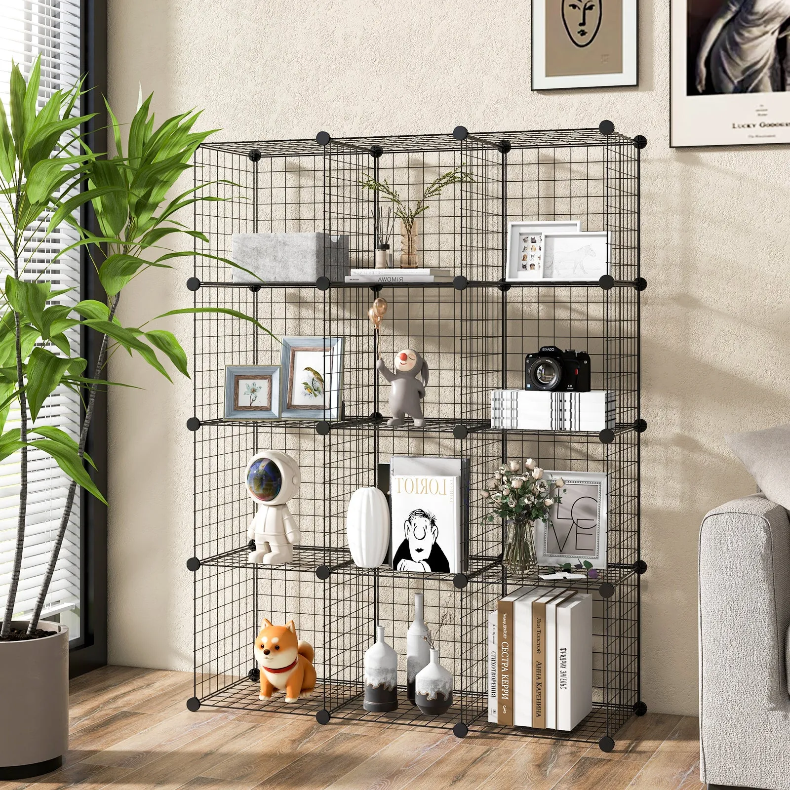 12 Wire Cube Storage Unit