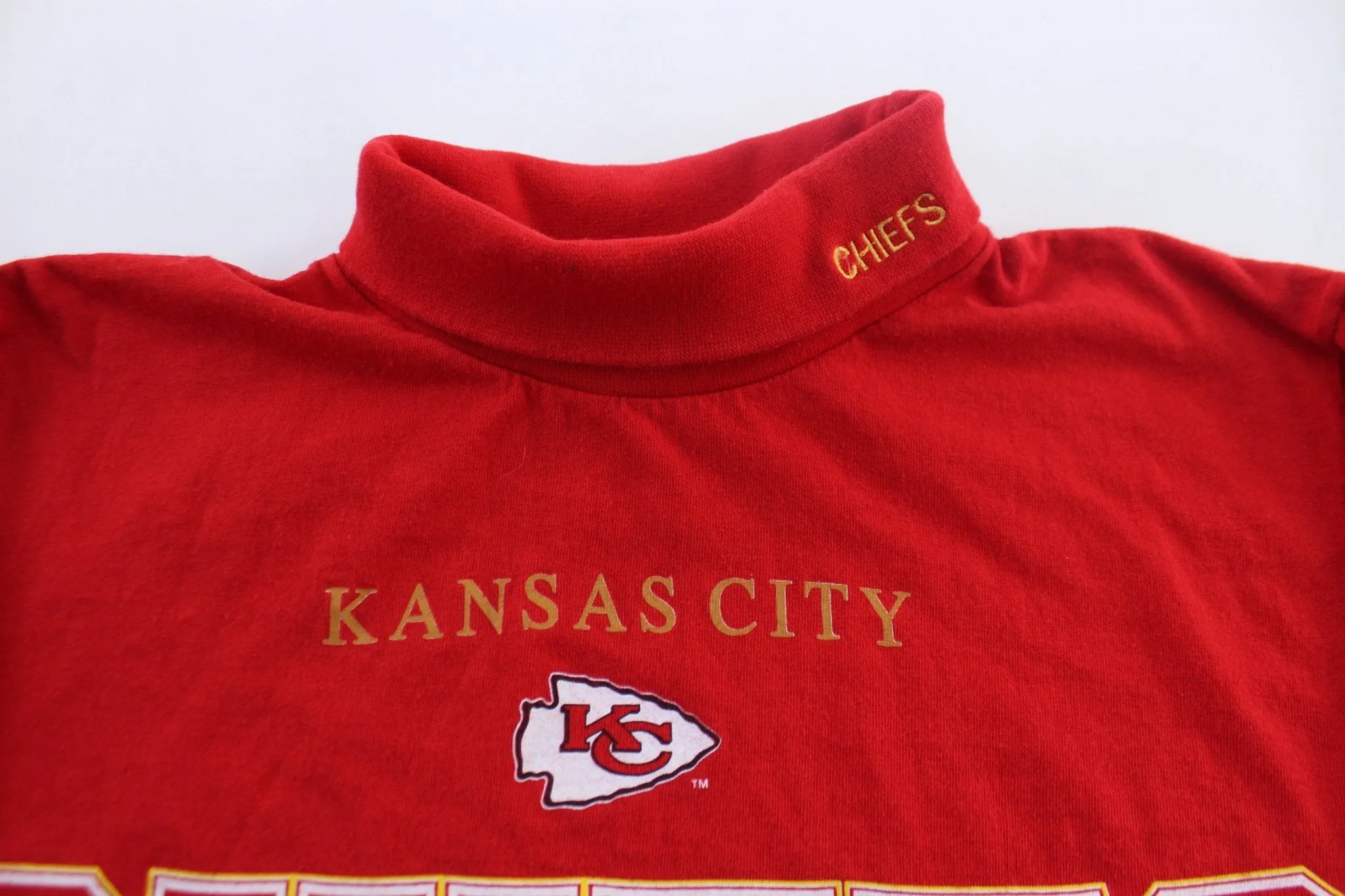 1995 Kansas City Chiefs Turtleneck LS T-Shirt