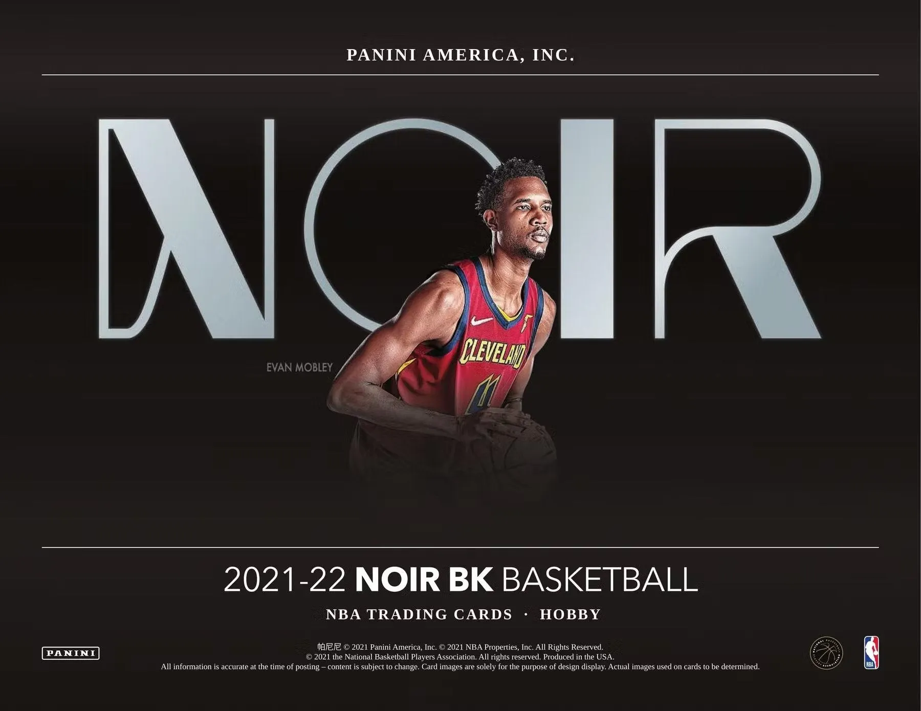 2021-22 Panini Noir Basketball Hobby Box