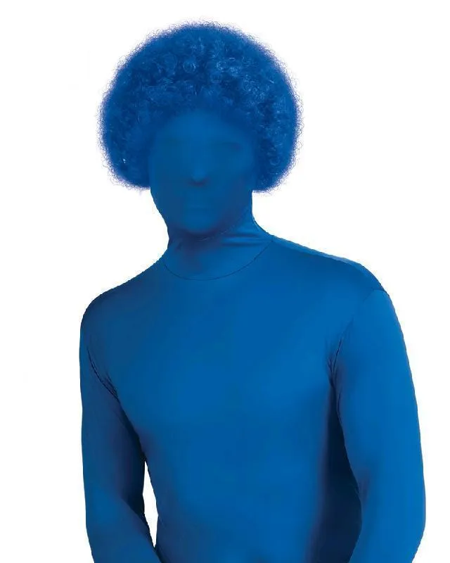 2nd Skin Blue Wig for Adults