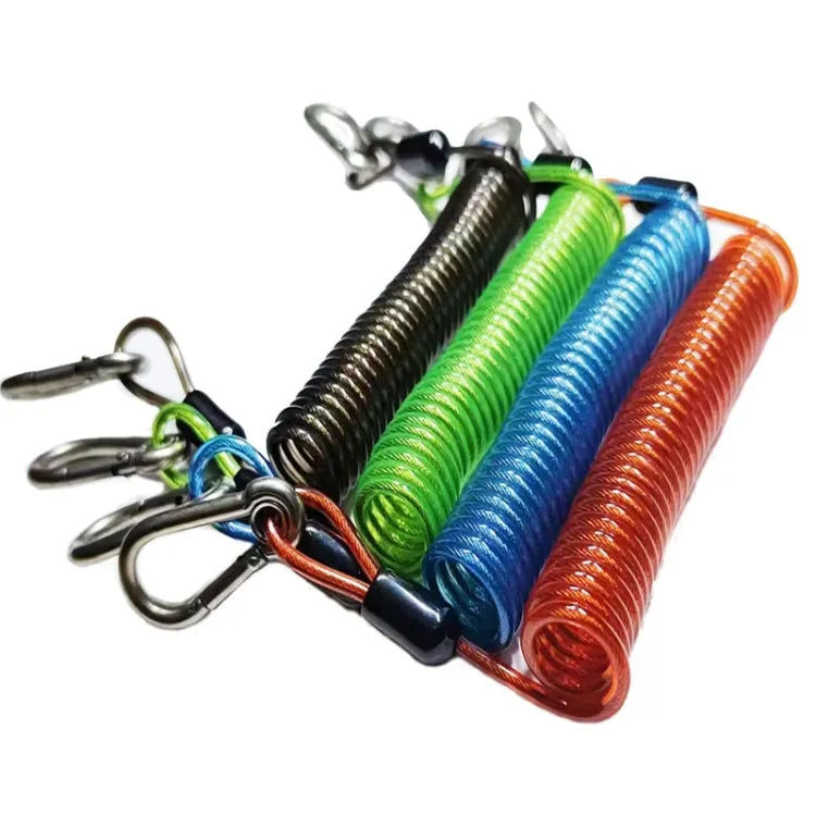 304 Stainless Steel Diving Camera Anti-lost Strap Motorcycle Anti-theft Rope, Random Color Delivery(3008)