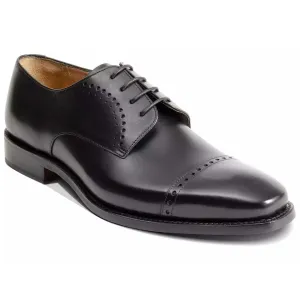 40% OFF BARKER Noah Shoes - Mens - Black Calf - Size: UK 6