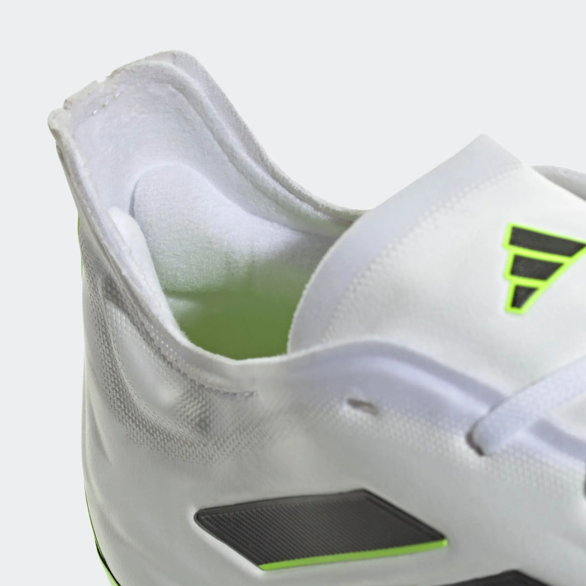 adidas COPA Pure .1 FG Boots- White/Black/Fluro Green