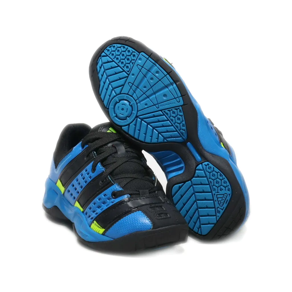 Adidas Court Stabil Sport Shoes Leather Blue Colour For Kids