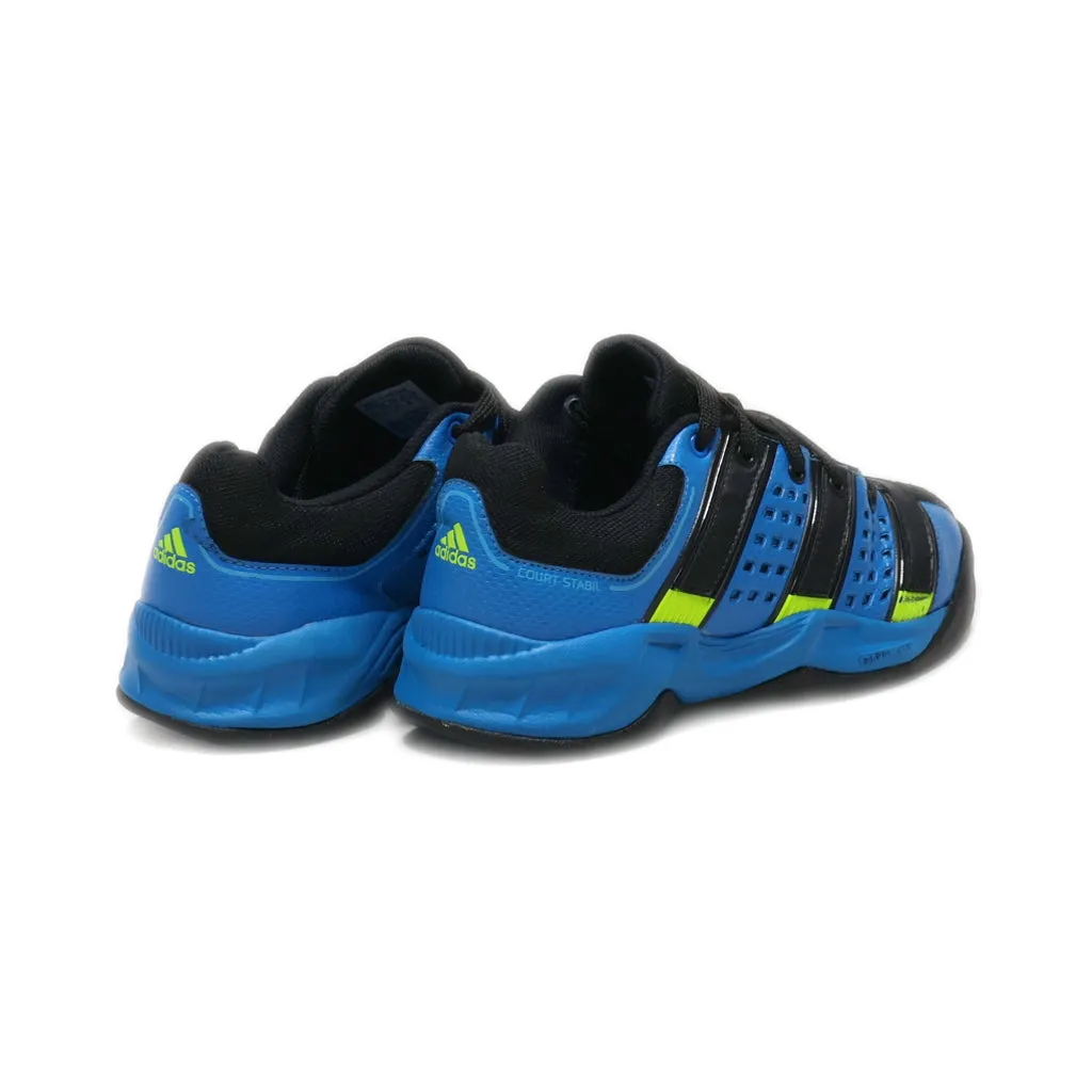 Adidas Court Stabil Sport Shoes Leather Blue Colour For Kids