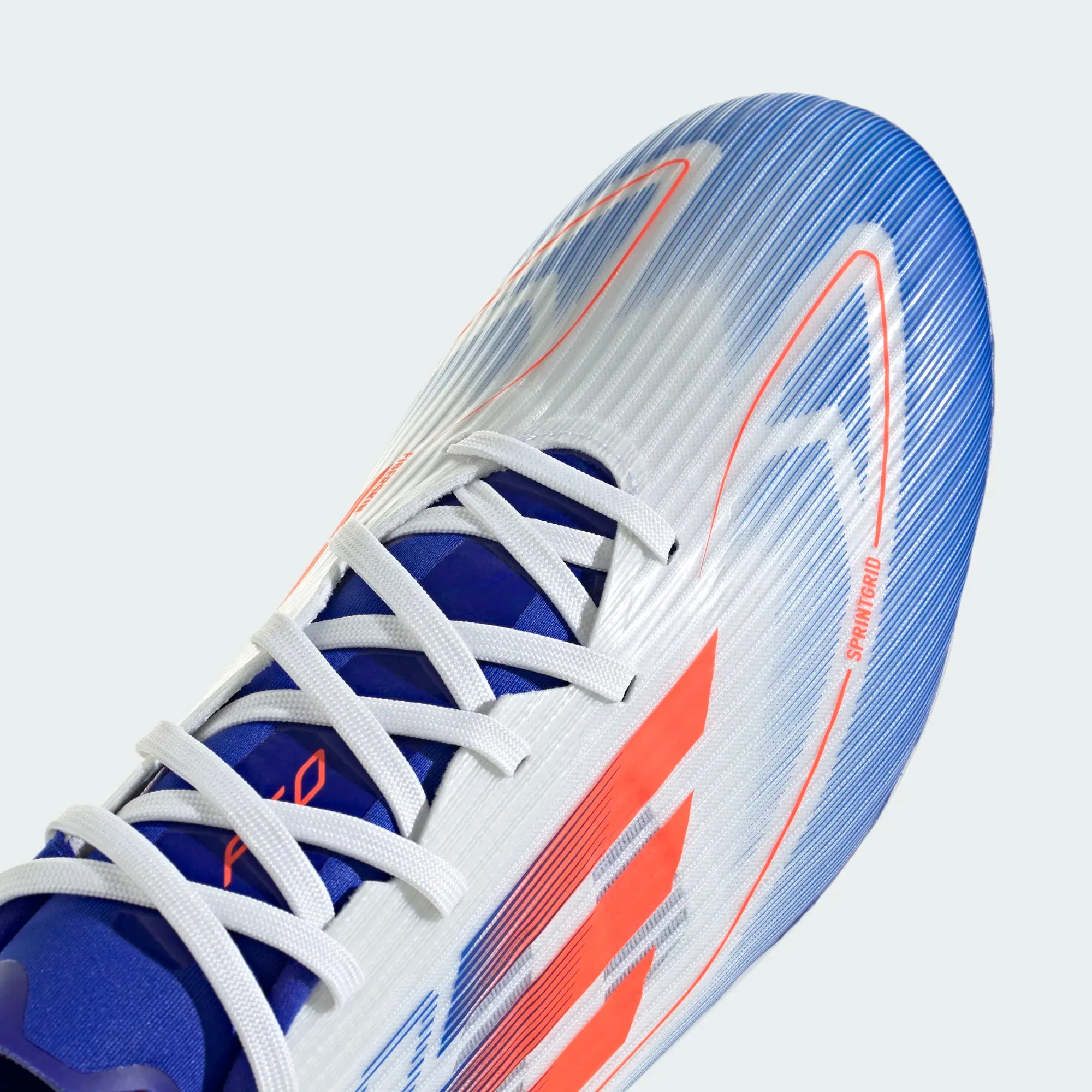 adidas F50 League Boots FG- White/Red/Blue