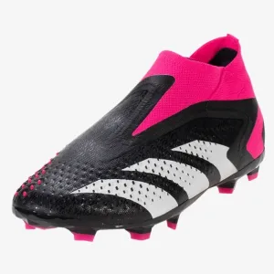 adidas Jr Predator Accuracy  FG - Black/White/Shock Pink