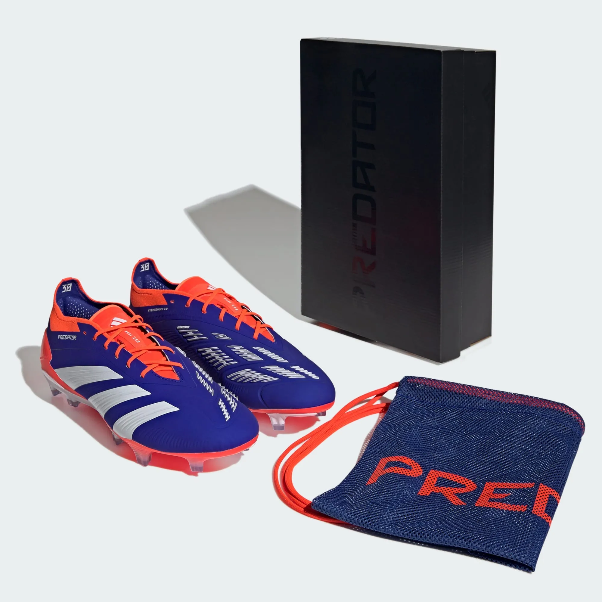 adidas Predator Elite FG Boots- Blue/White/Red