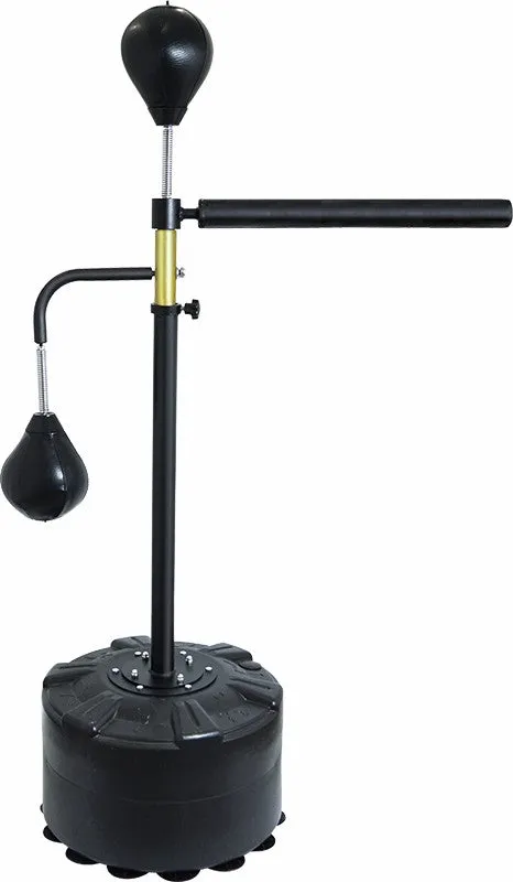 Adjustable Free-Standing Punching Bag with Speedball