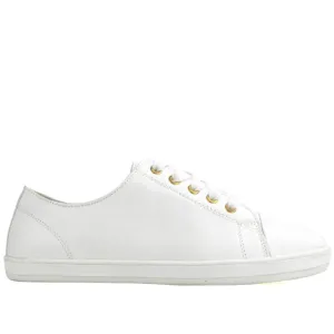 Alfie & Evie Greenie Leather Casual Kicks White