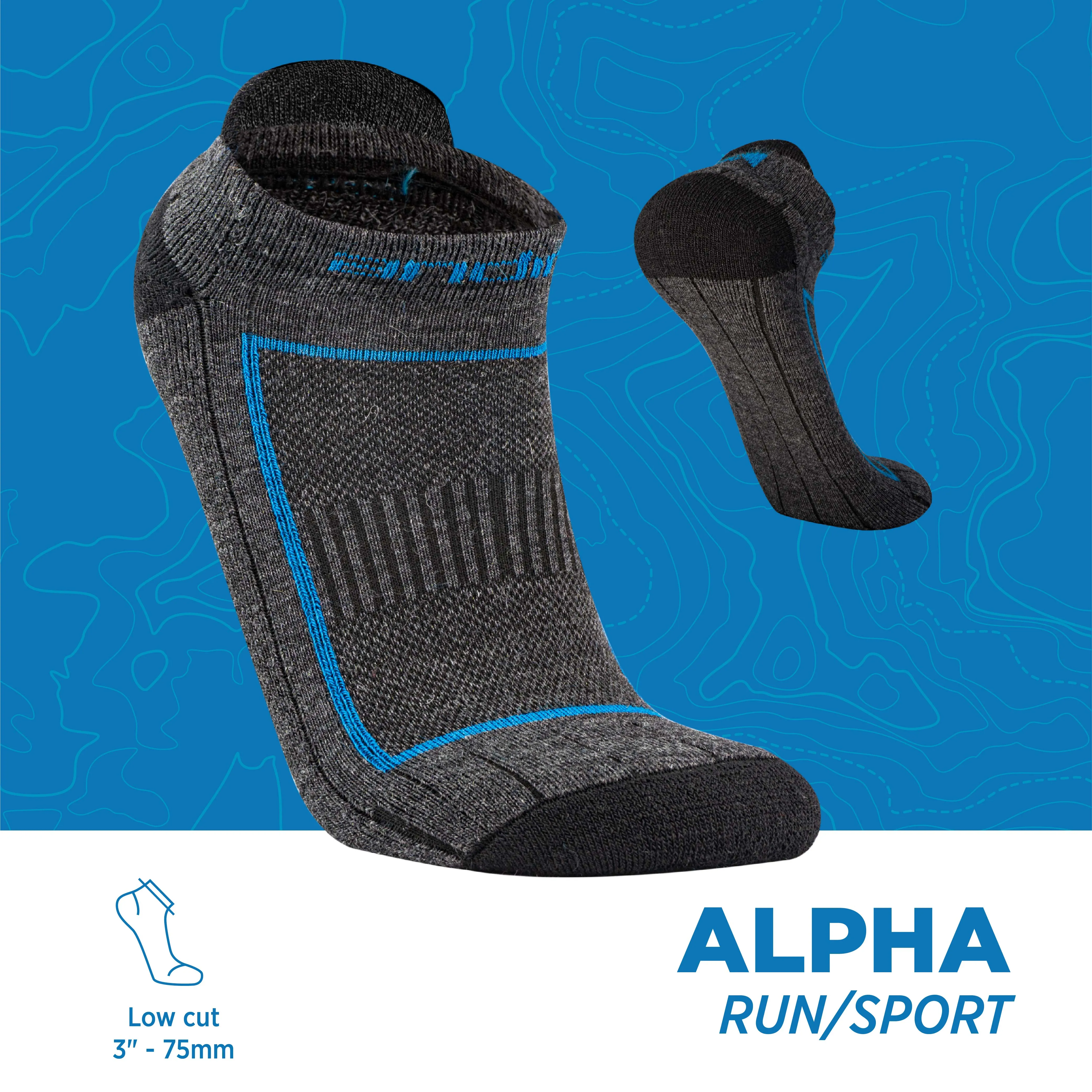 Alpha | Alpaca Tab Socks