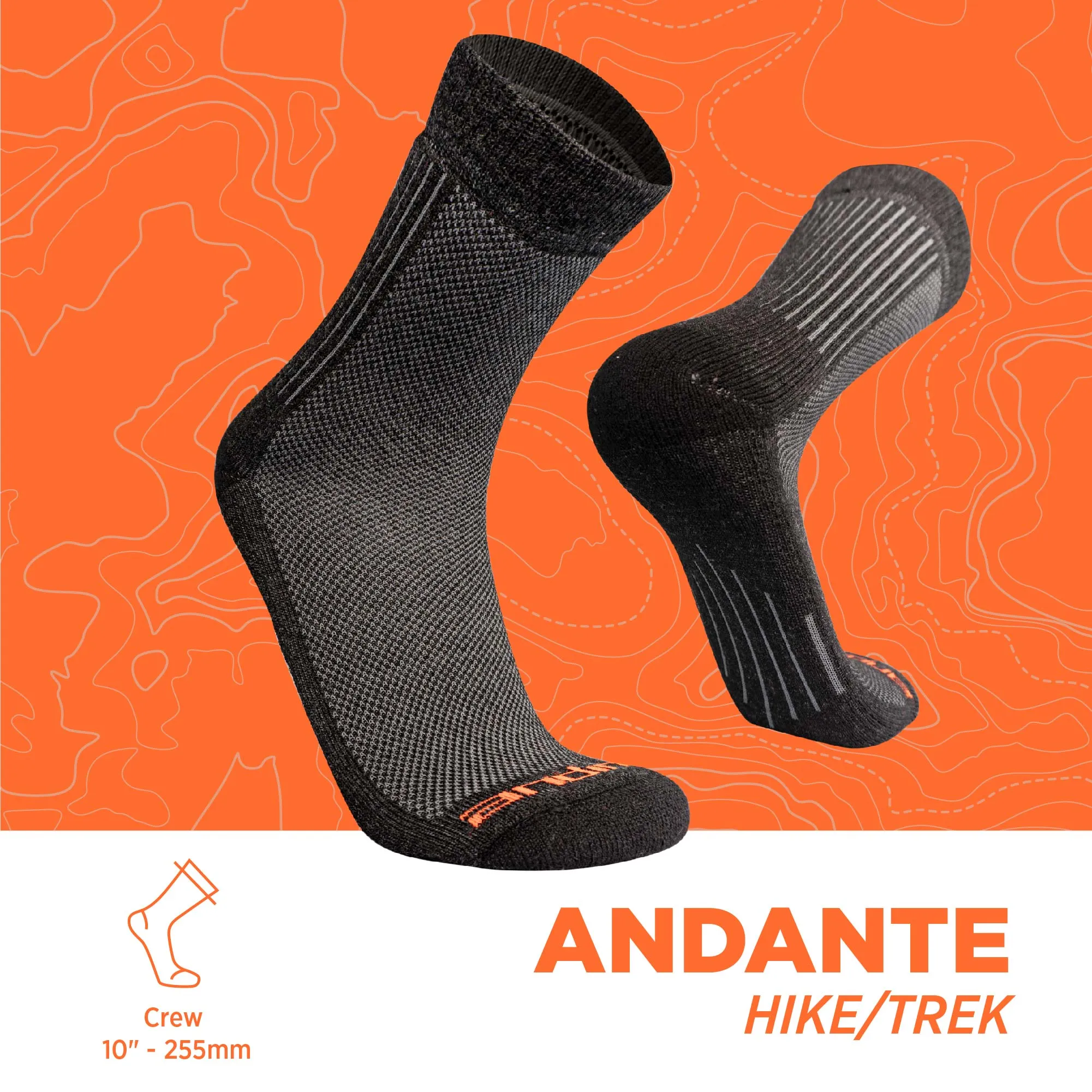 Andante | Alpaca Hike & Trek Socks