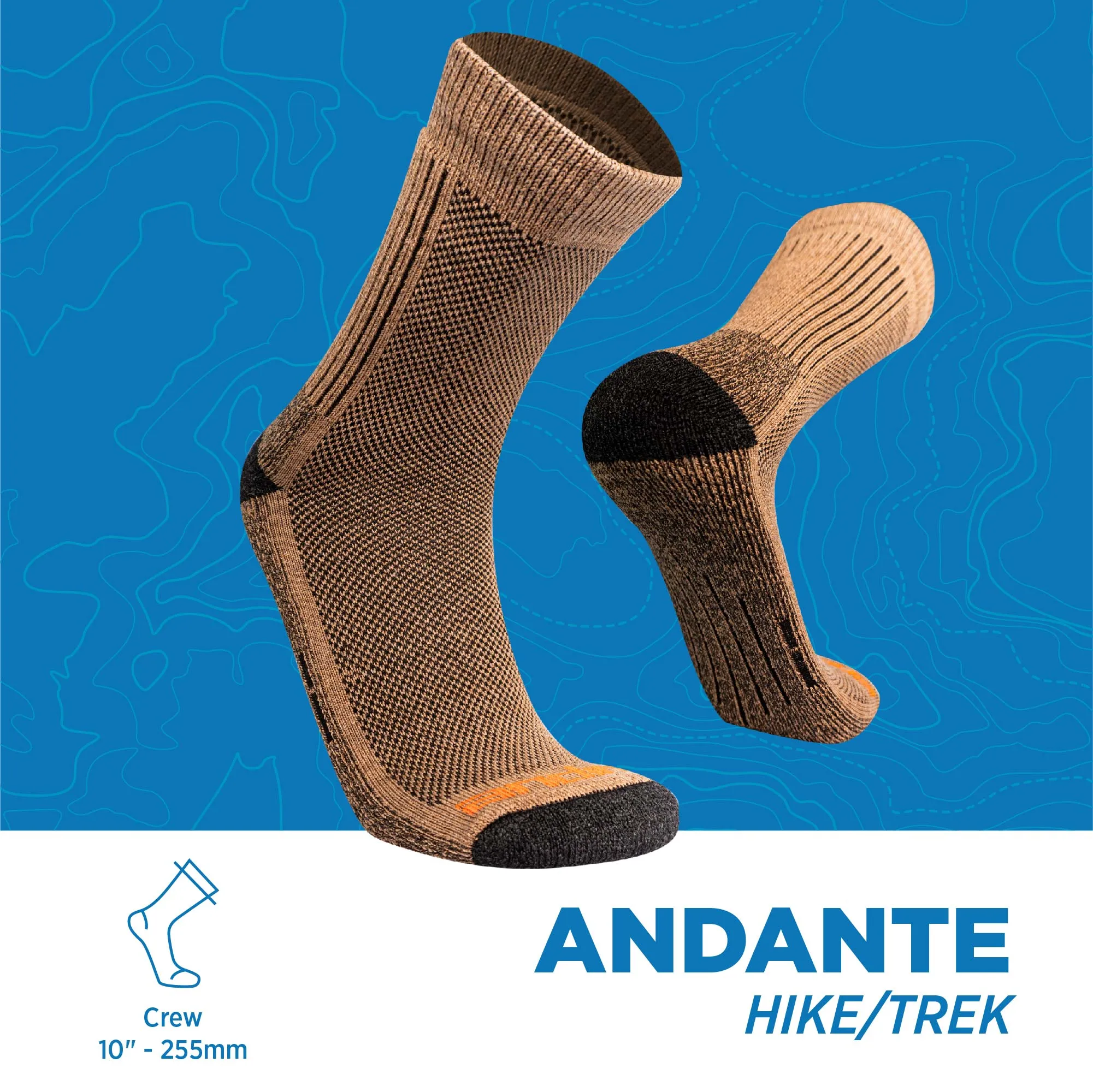 Andante | Alpaca Hike & Trek Socks