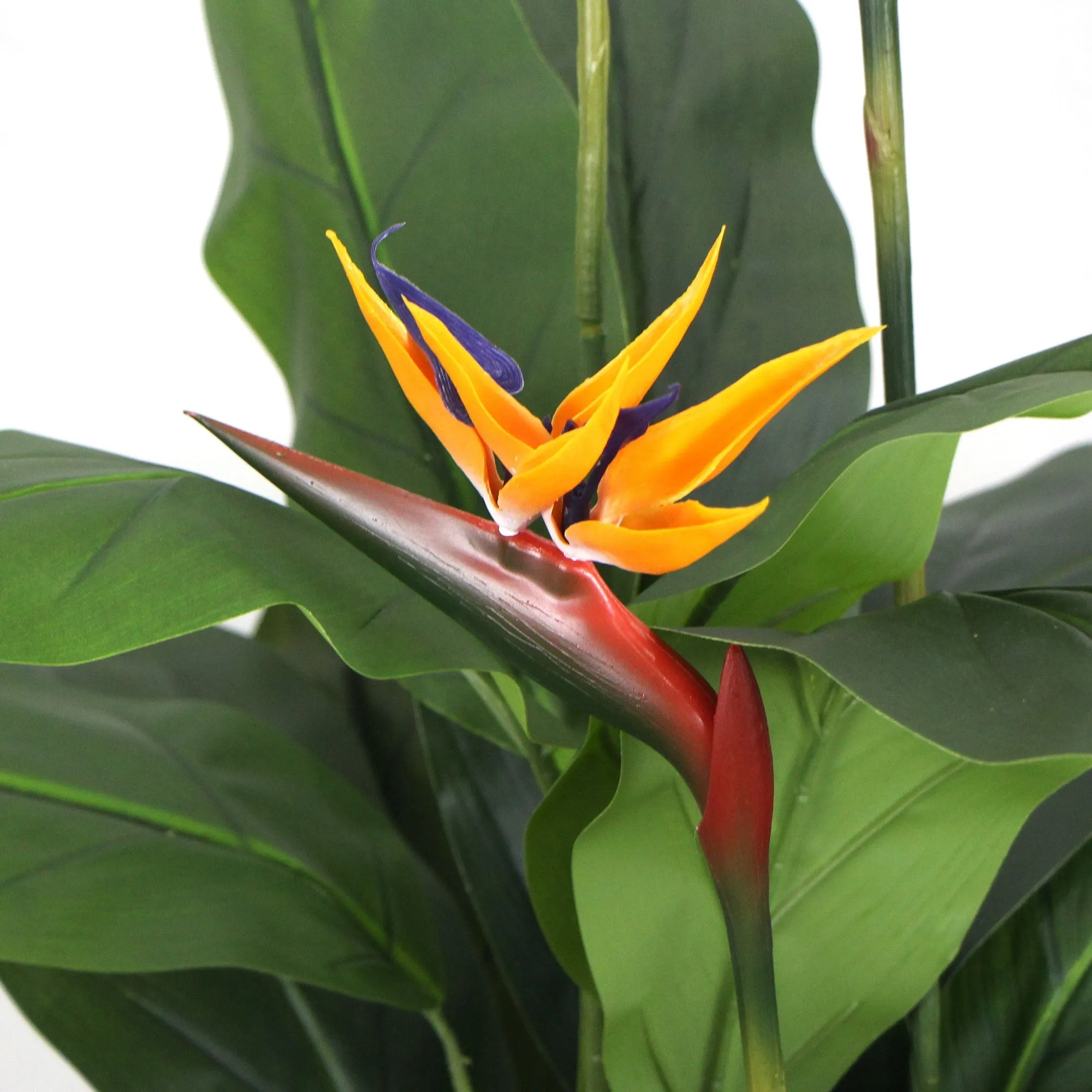 Artificial Potted 150cm Bird Of Paradise Plant-Orange