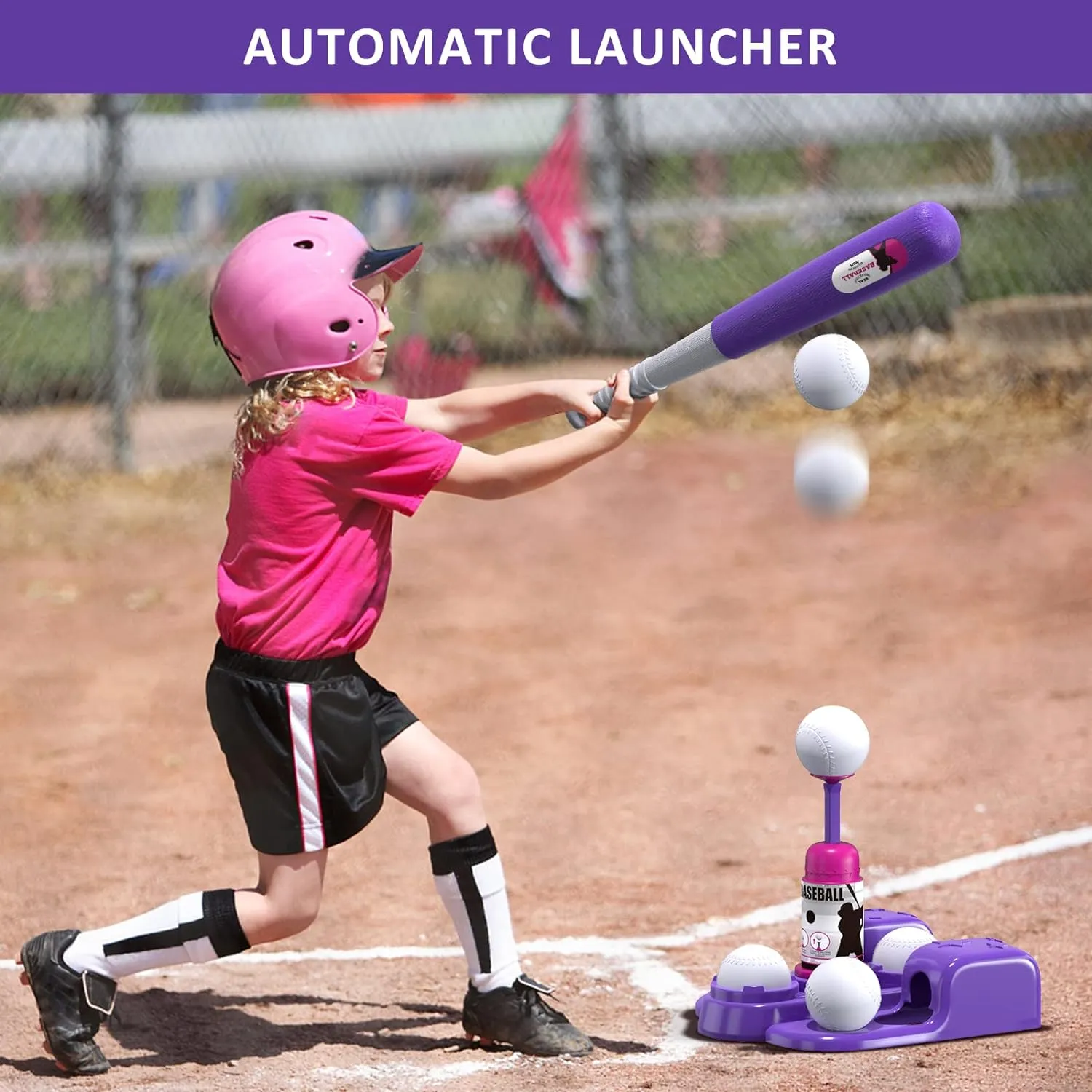 Automatic Pitching Baseball Machine Toy Sets