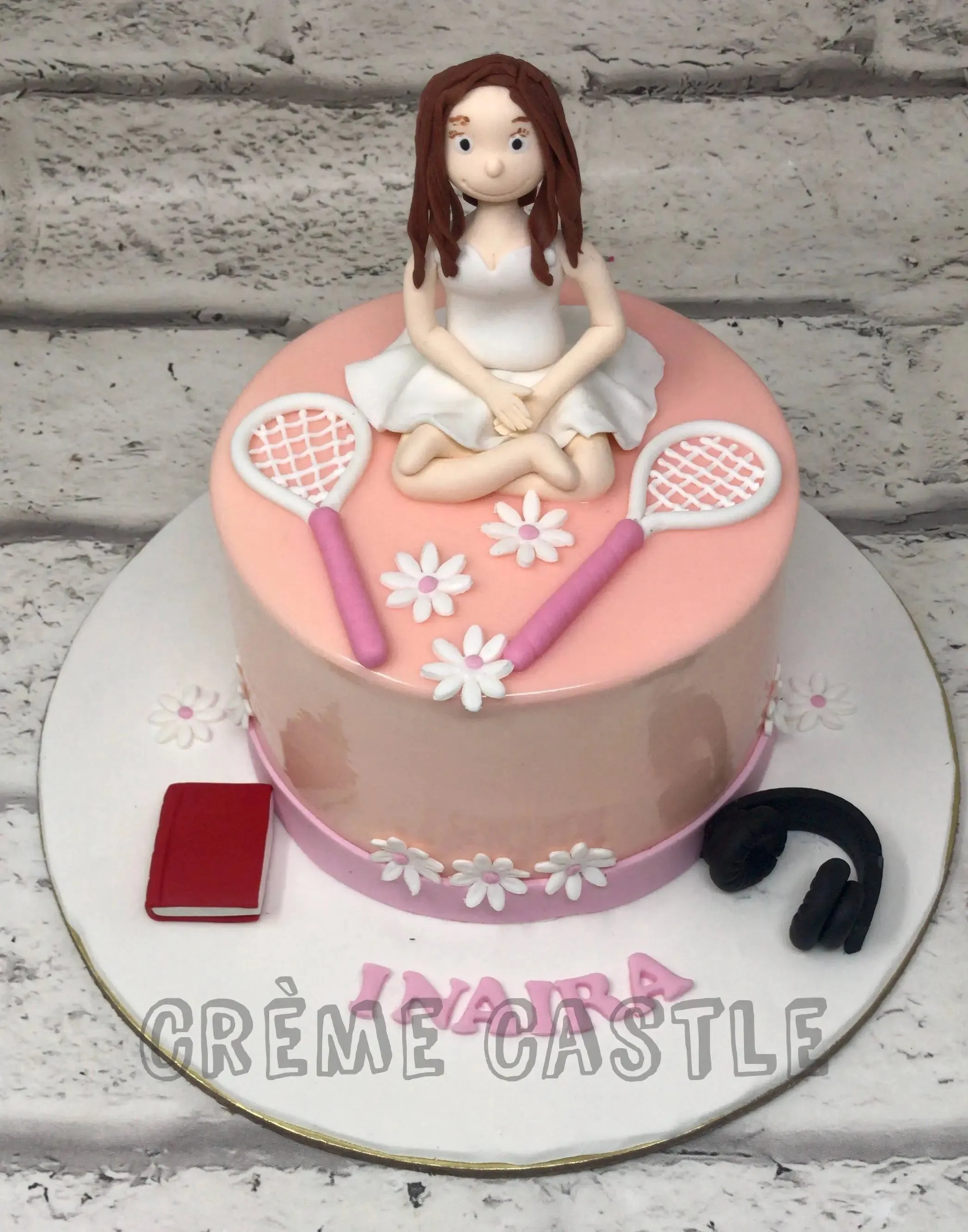 Badminton Girl Cake