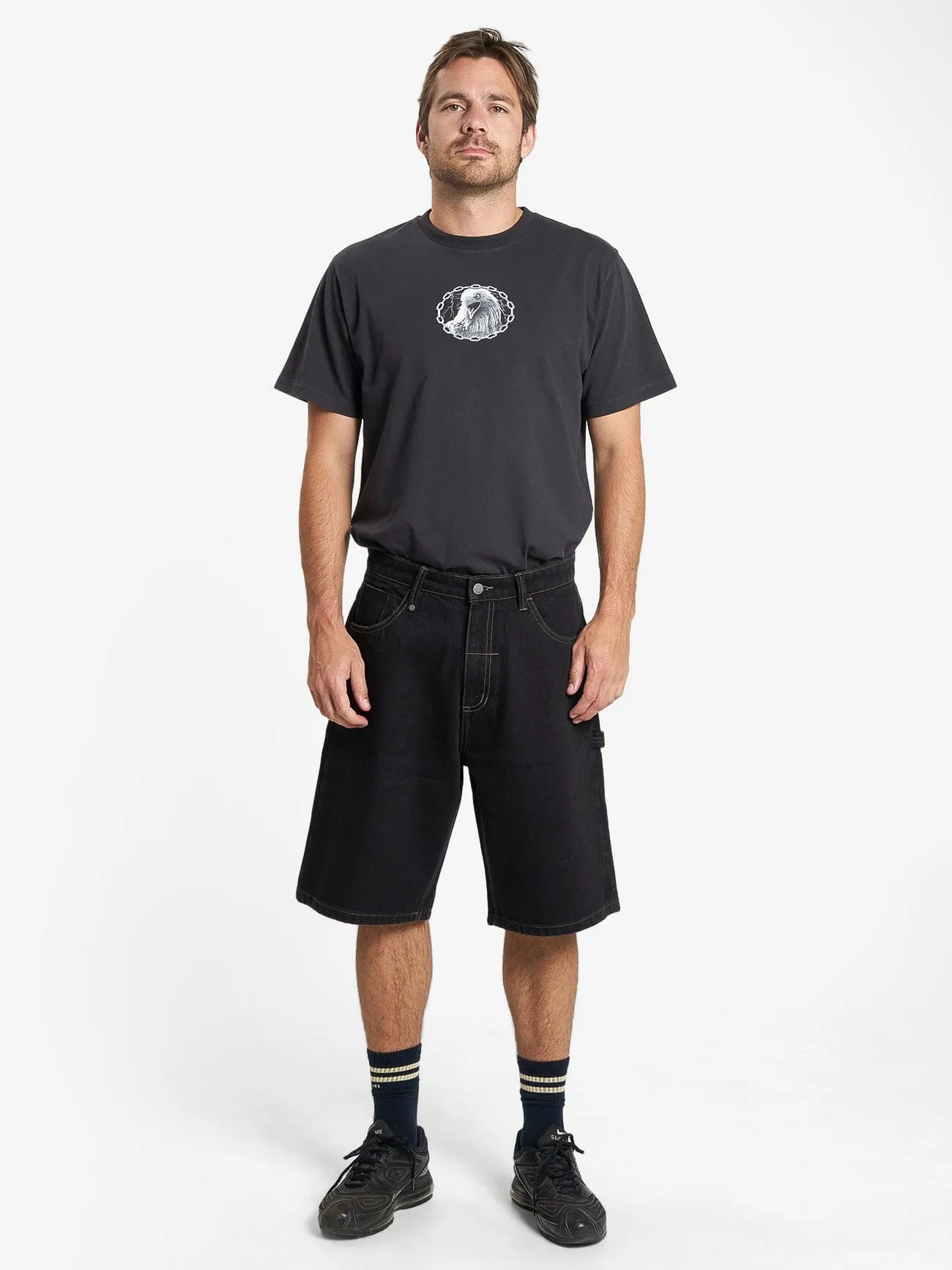 Big Slacker Denim Short - Black Rinse