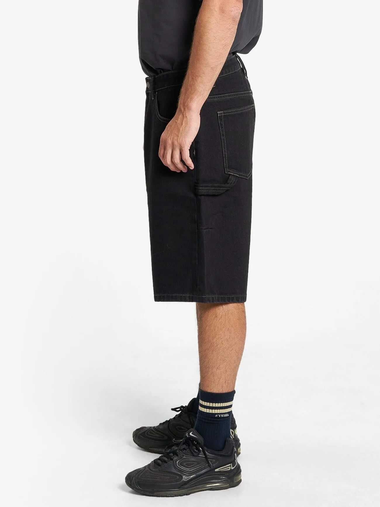 Big Slacker Denim Short - Black Rinse