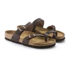 Birkenstock Mayari Oiled Leather/Suede Sandal (Women's) Habana