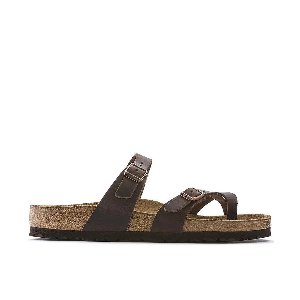 Birkenstock Mayari Oiled Leather/Suede Sandal (Women's) Habana