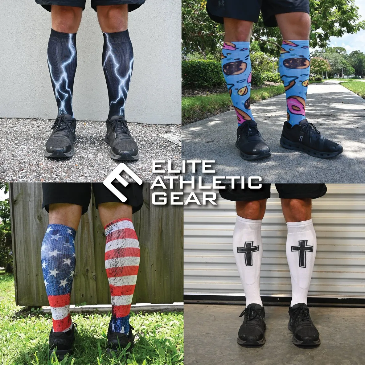 Blackout Camo Compression Socks (20-30mmHg)