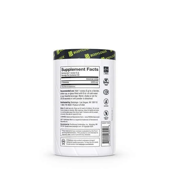 Bodylogix Micronized L-Glutamine 60 Servings