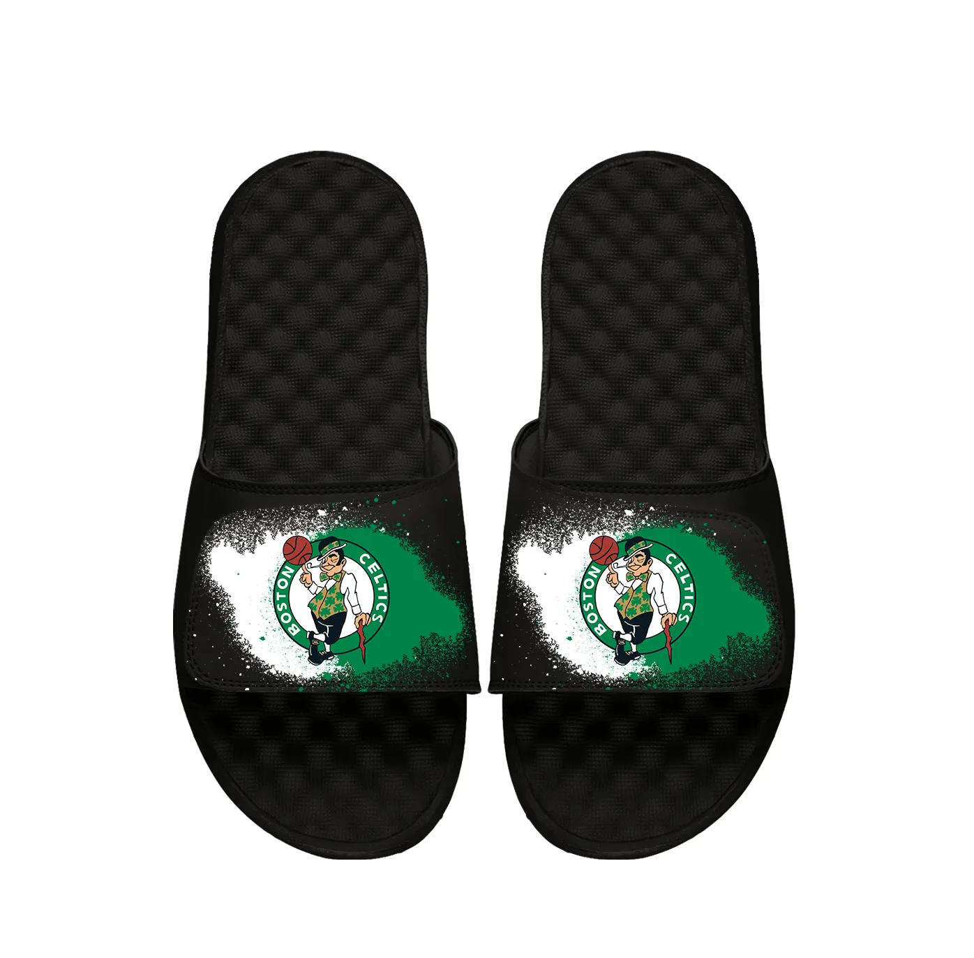 Boston Celtics Spray Paint Slides