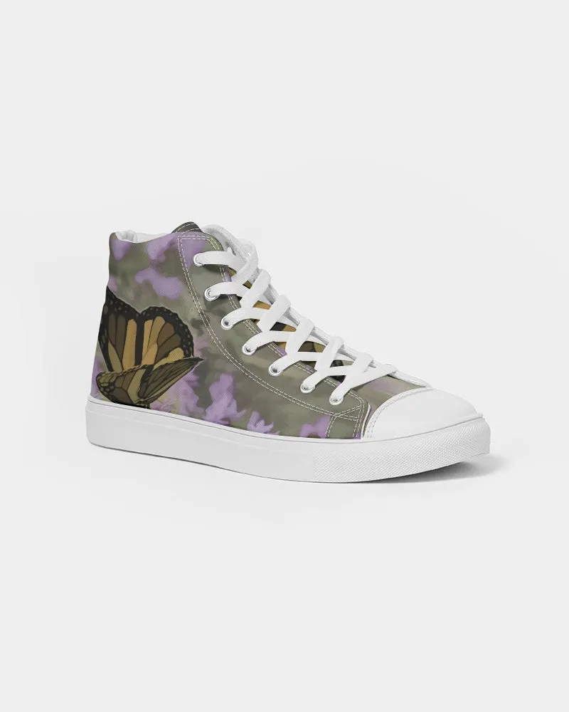 Butterfly Hope Women's Hightop Canvas Shoe