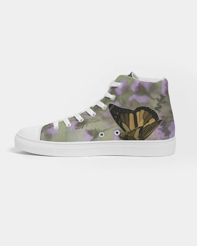 Butterfly Hope Women's Hightop Canvas Shoe