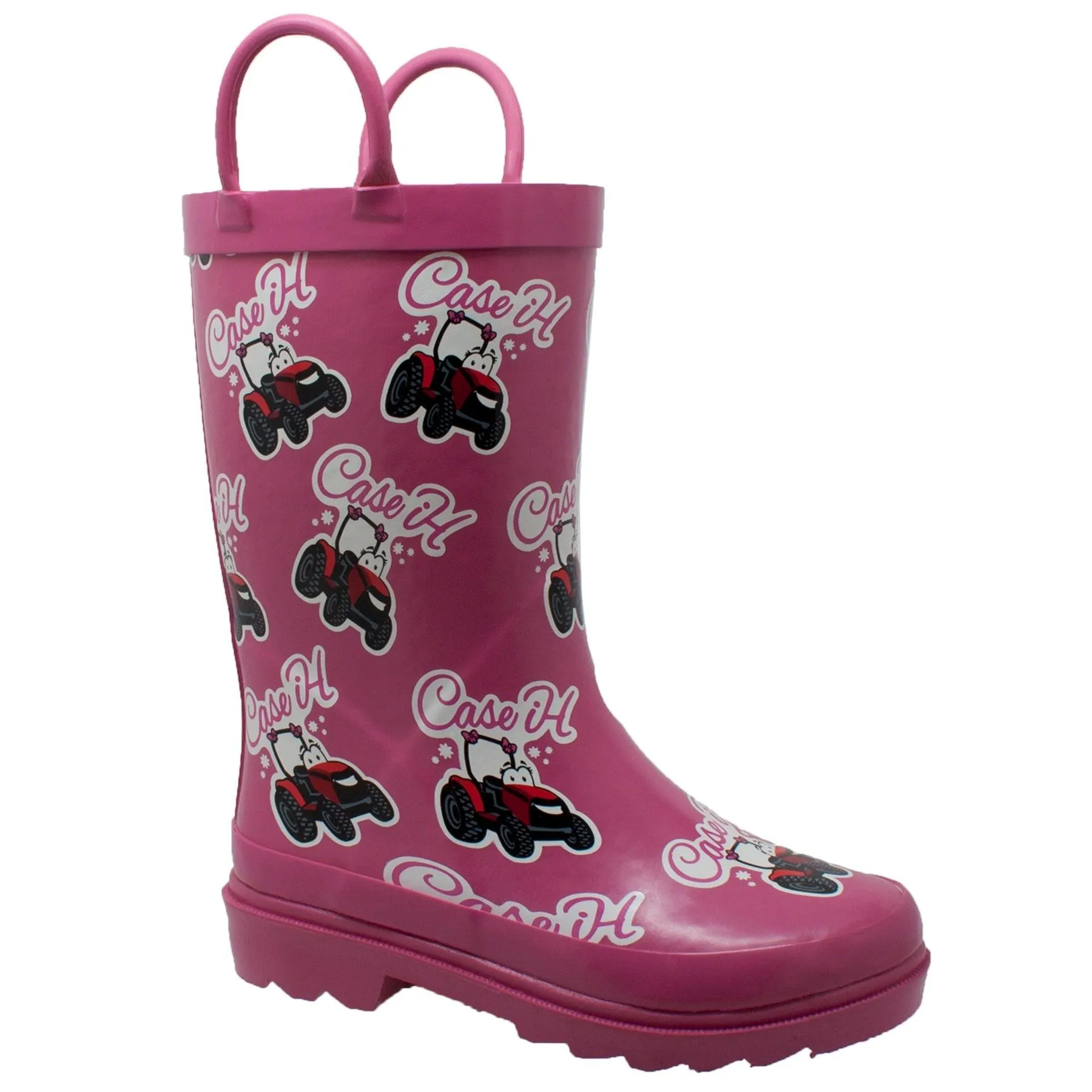 Case IH Children's Li'l Pink Rubber Boot Pink