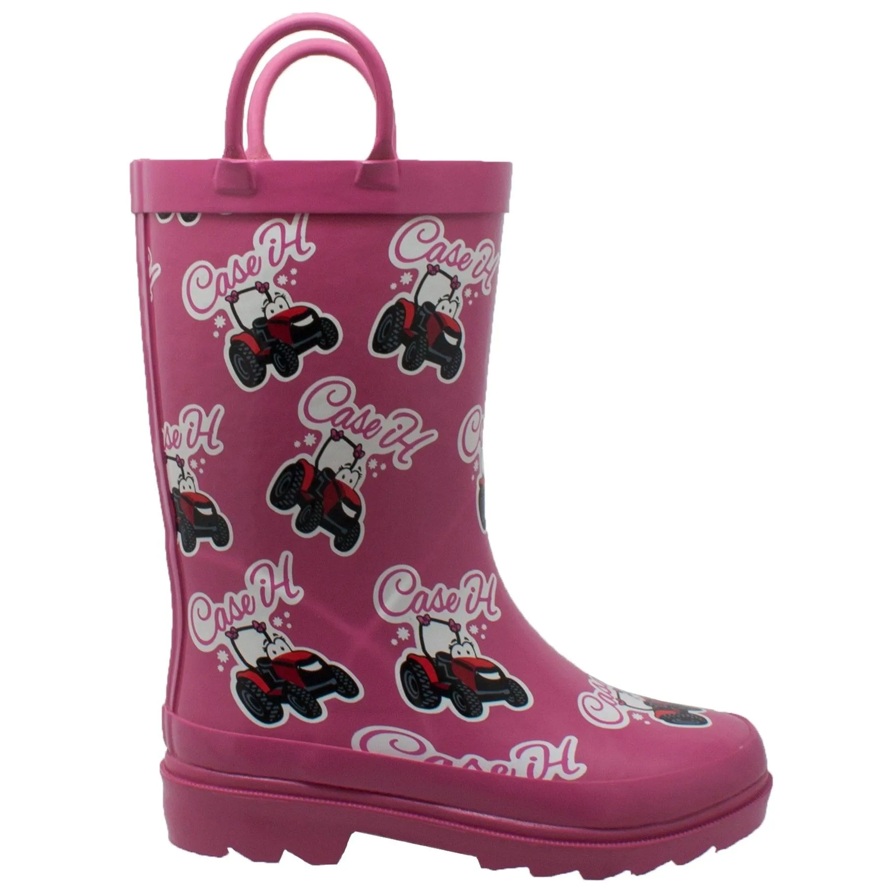 Case IH Children's Li'l Pink Rubber Boot Pink