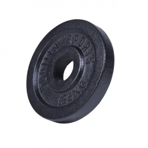 Cast Iron Weight Plate 1.25KG - Black