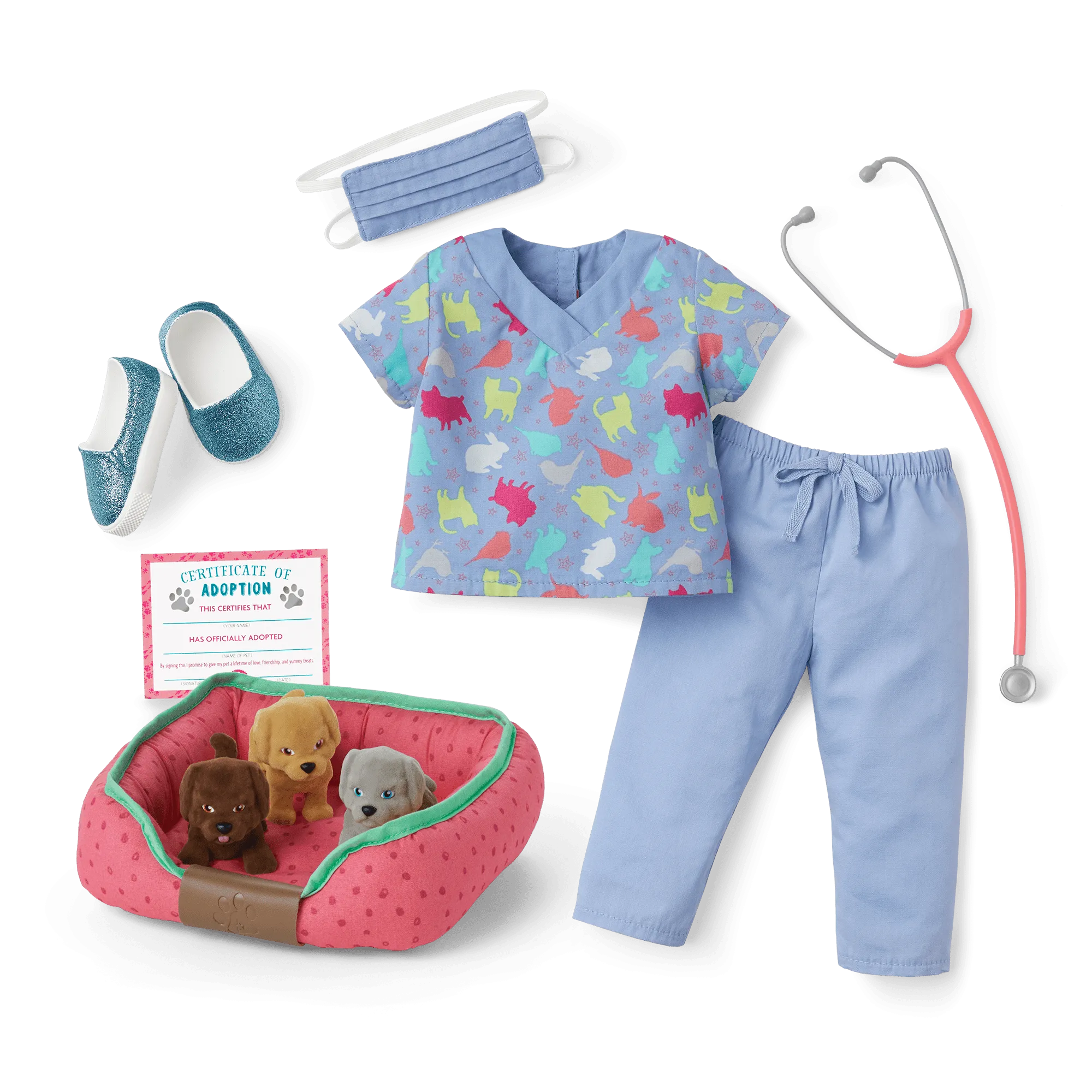 Checkup Outfit & Puppies Set