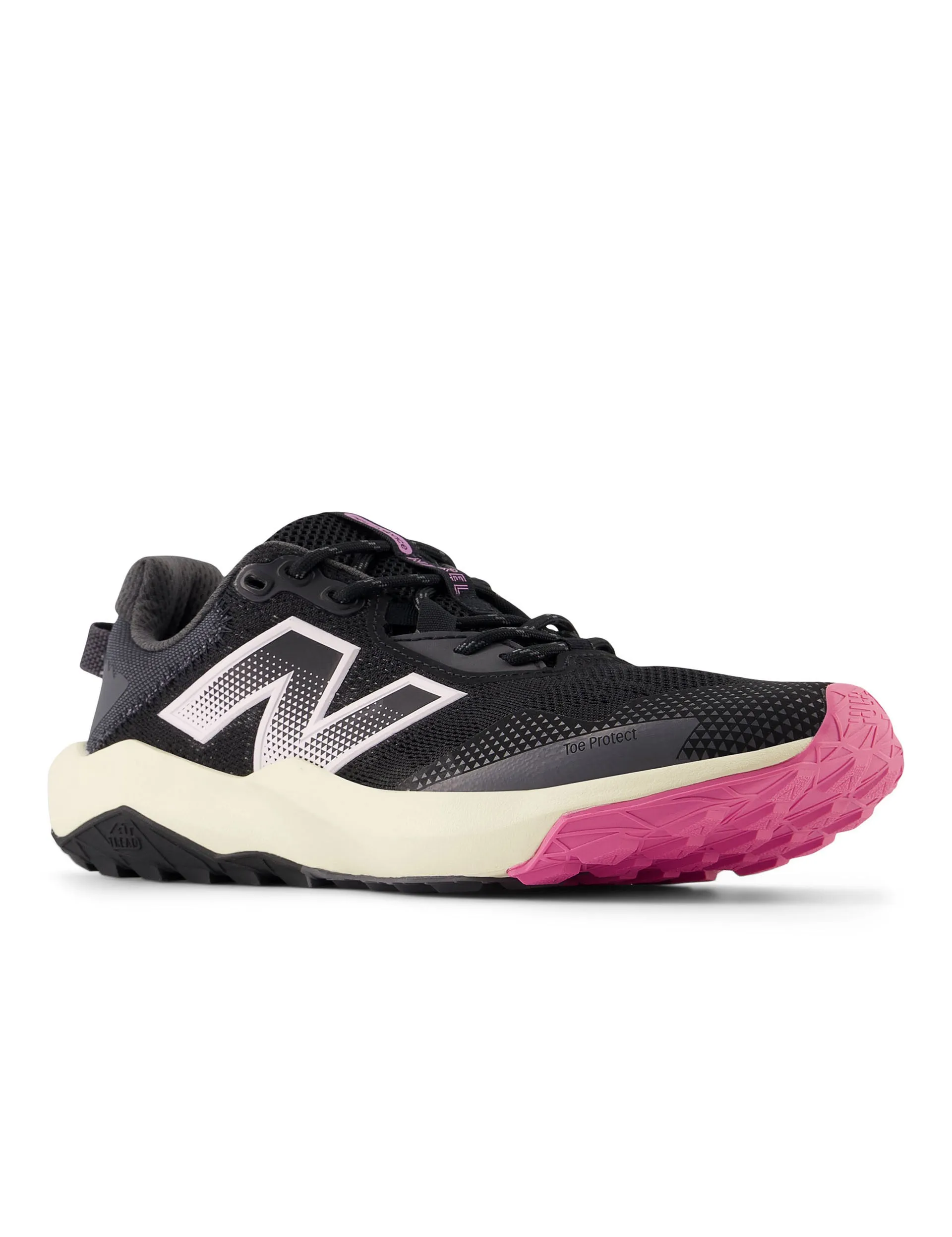 DynaSoft Nitrel v6 Shoes - Black/Pink Granite/Angora