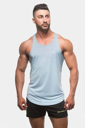 Fast-Dry Bodybuilding Workout Stringer - Light Blue