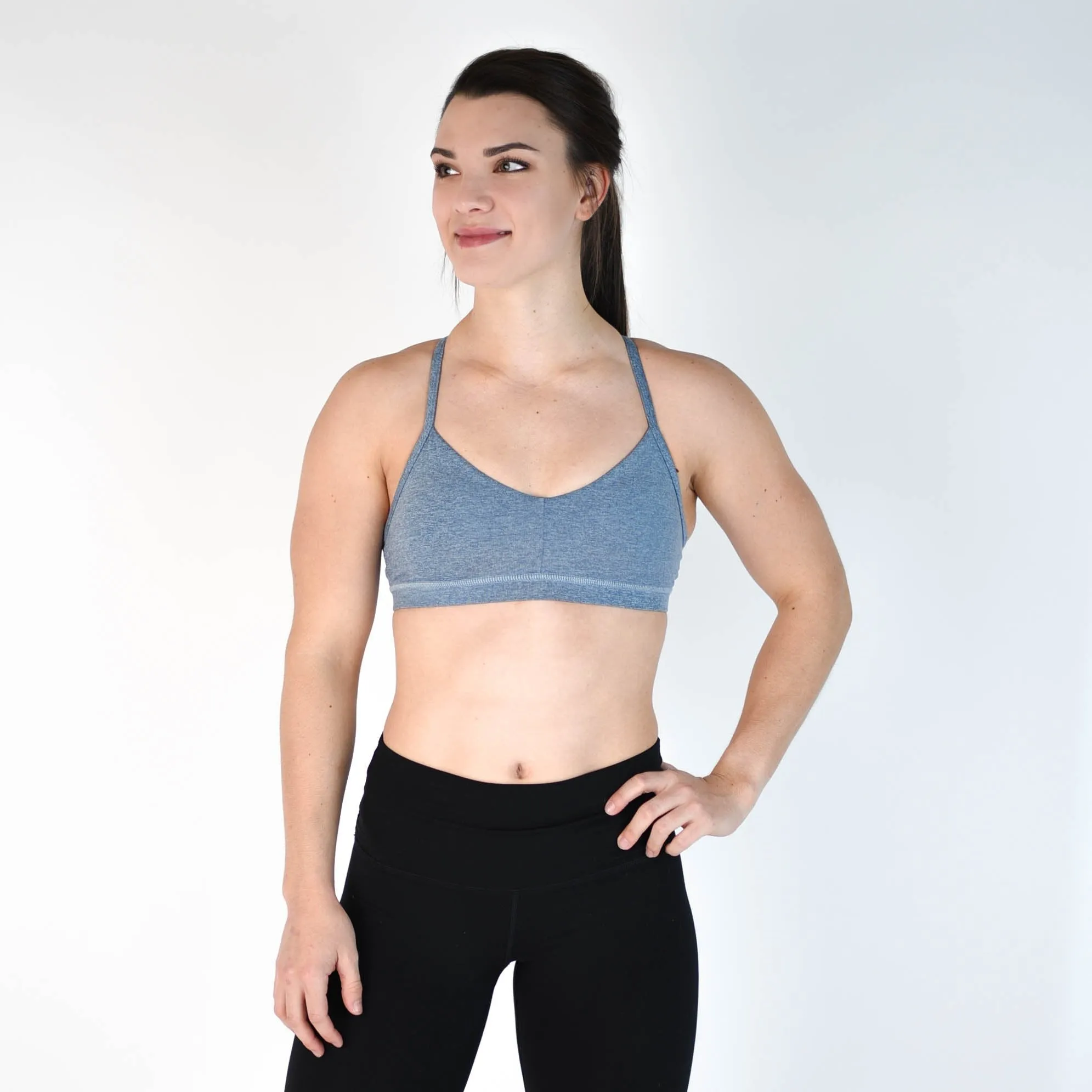 FLEO Reinette Sports Bra - Blue Fog