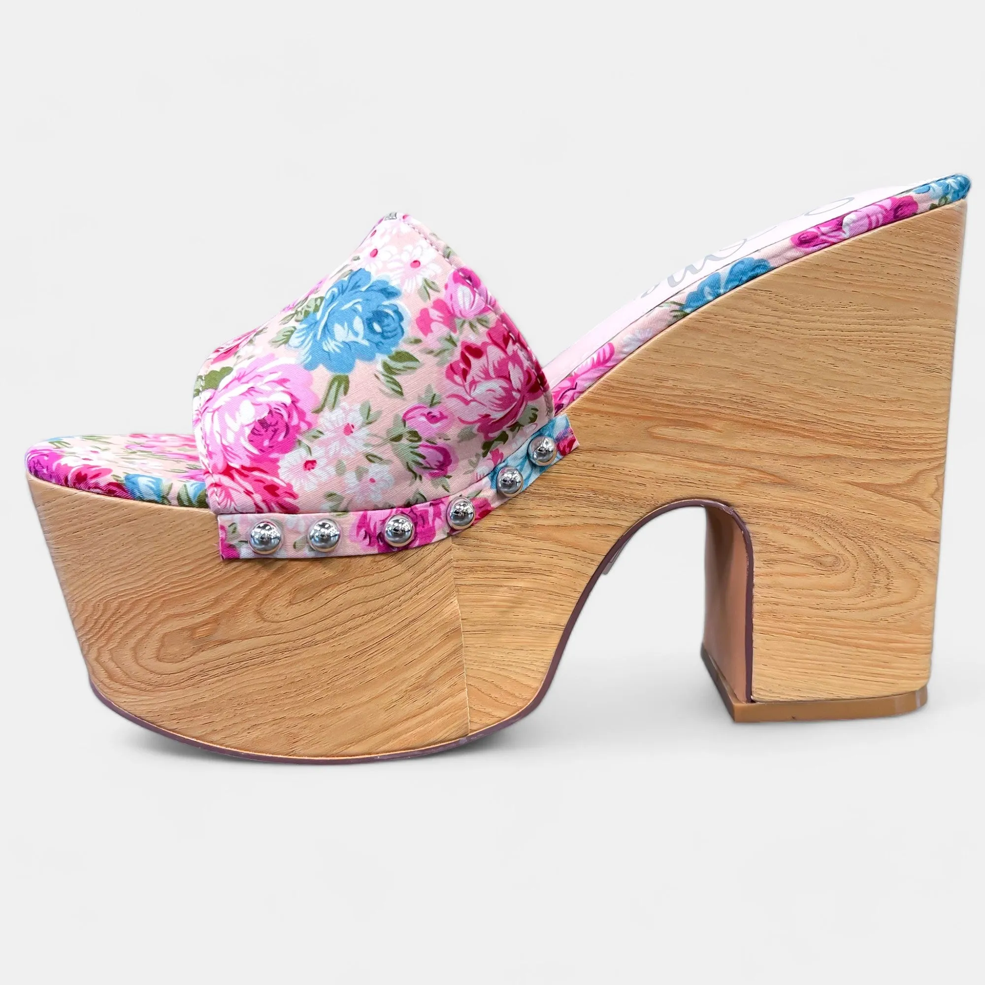 Floral Bloom Platform Heels