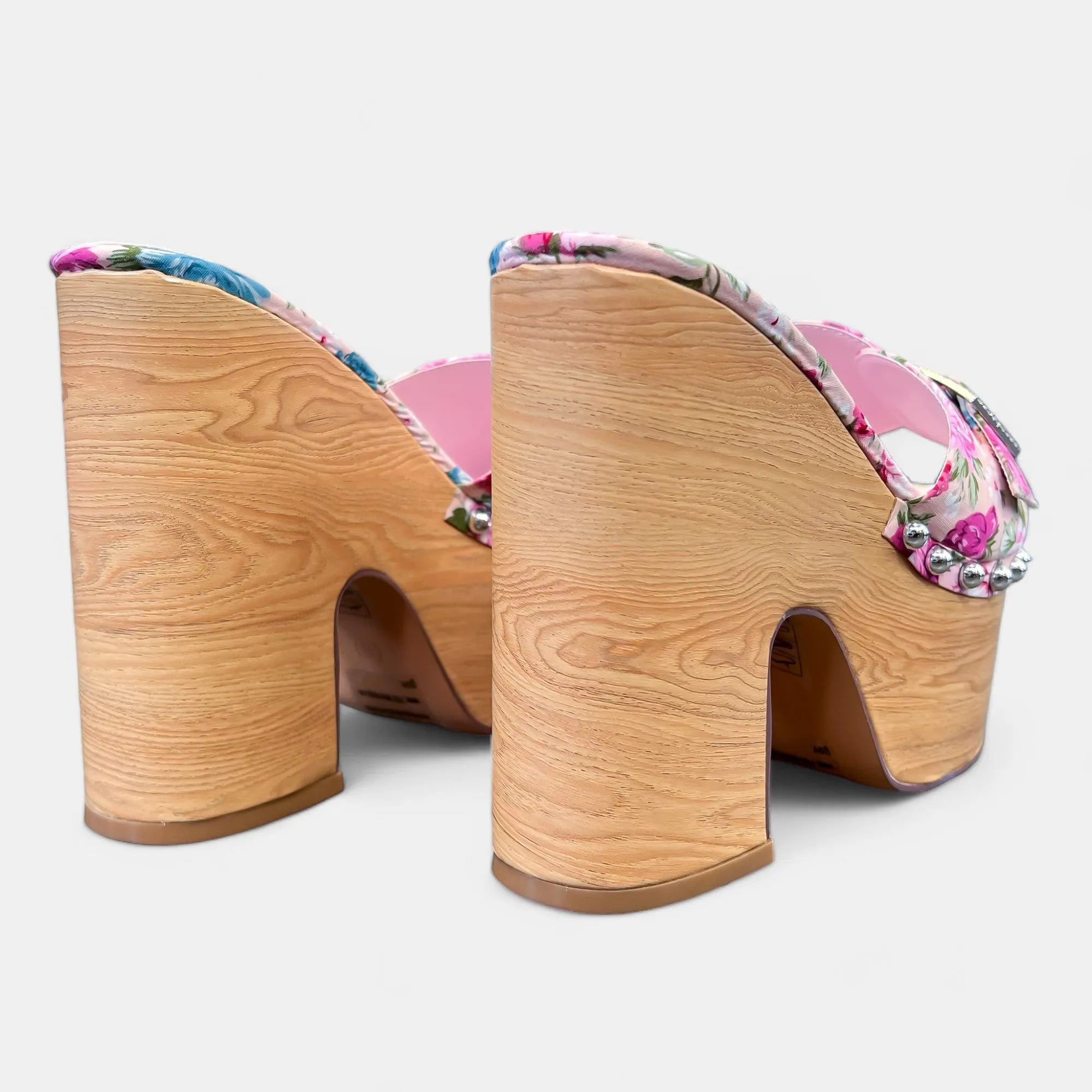 Floral Bloom Platform Heels