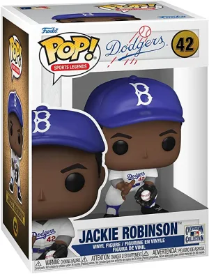 Funko POP! Sports Legends: Brooklyn Dodgers - Jackie Robinson #42 (Common or Chase)