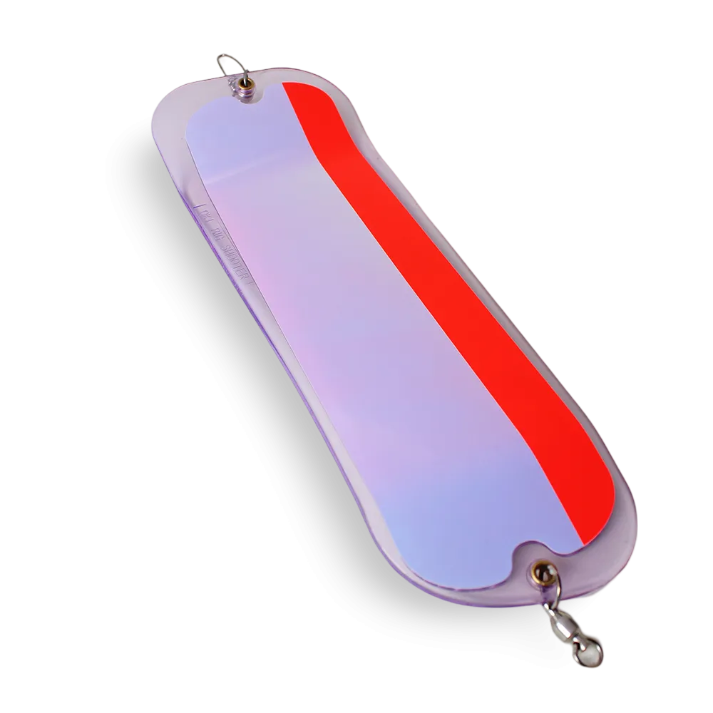 Gibbs Flasher - Highliner #1 UV Moon Jelly/Red Stripe