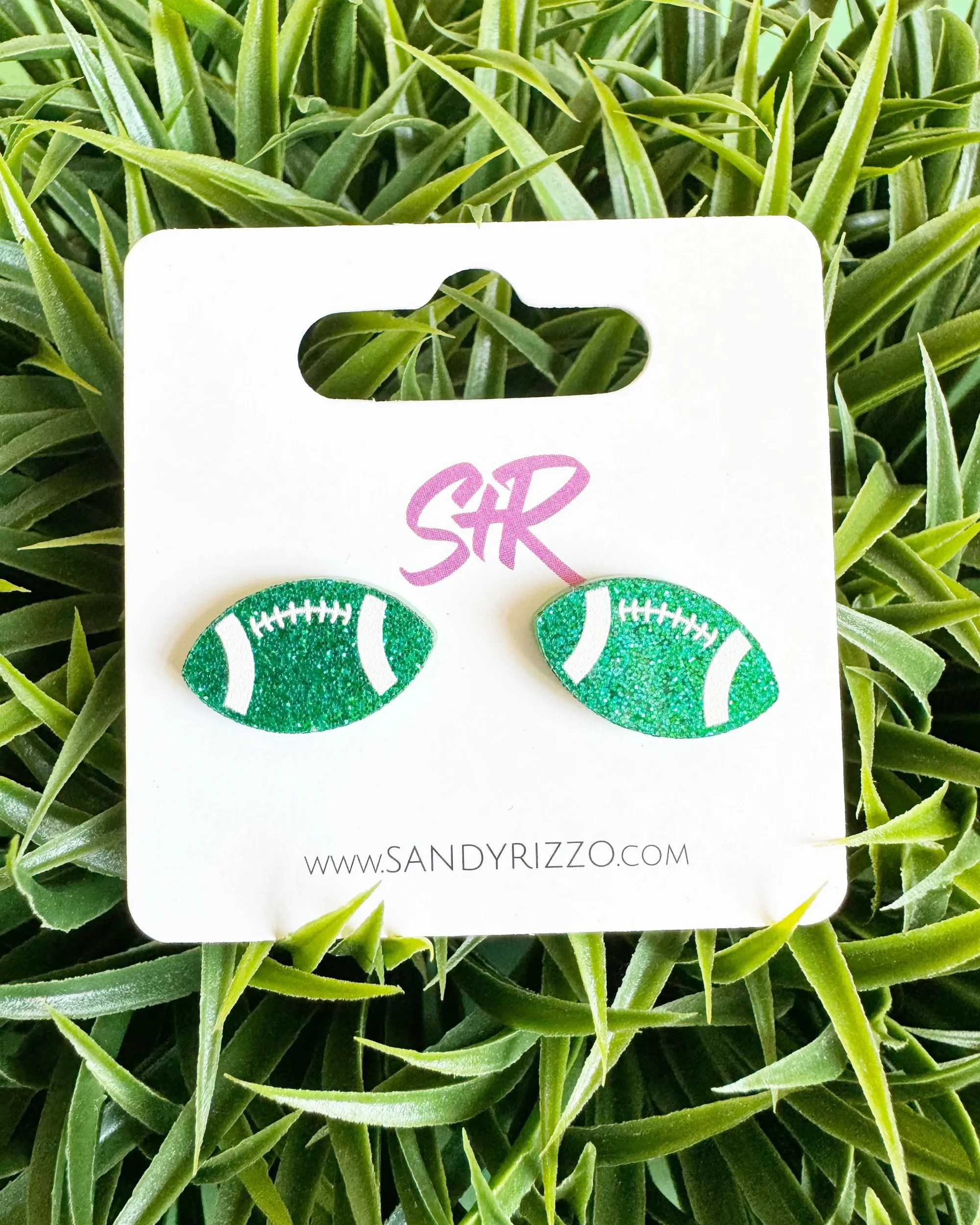 Glitter Football Studs