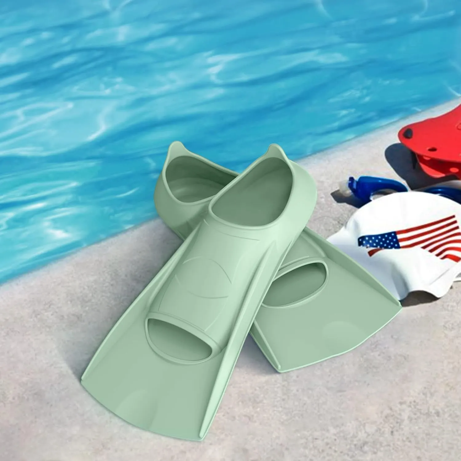 Greatever Swim Fins, Kids Swim Training Fins for Lap Swimming