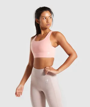 Gymshark Dreamy Sports Bra - Peach