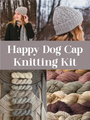 Happy Dog Cap Kit in Kent DK <br><small>yarn & knitting pattern kit</small>