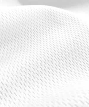 Heavy Sports Mesh Activewear Jersey Fabric / White / Sold by The Yard