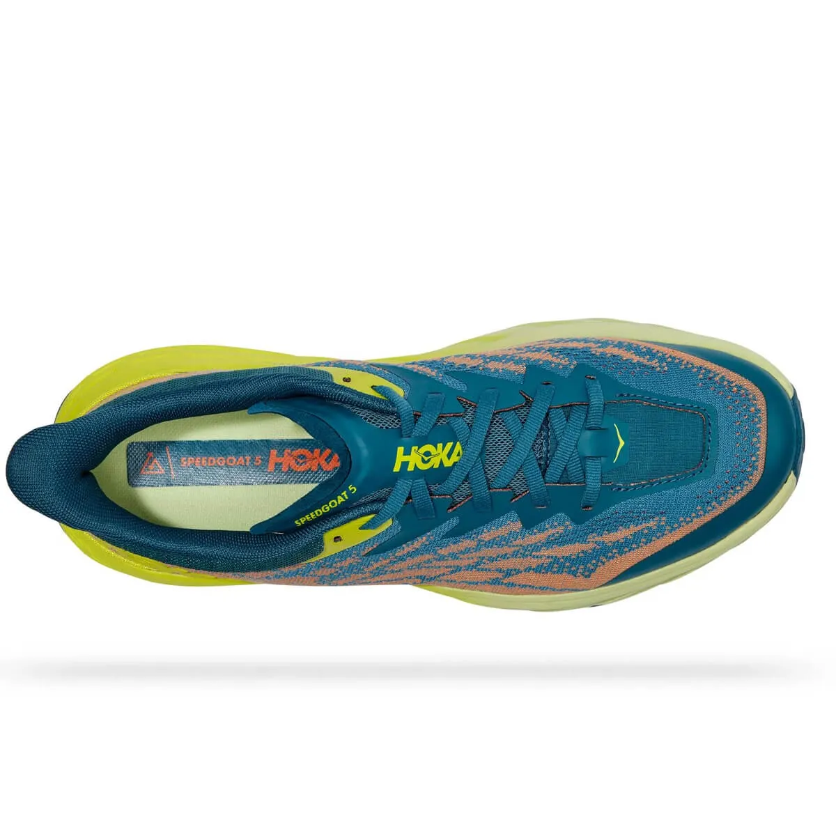 Hoka Speedgoat 5 Wide Mens | Blue Coral / Evening Primrose