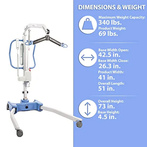 Hoyer Advance Portable Hoyer Patient Lift - Electric