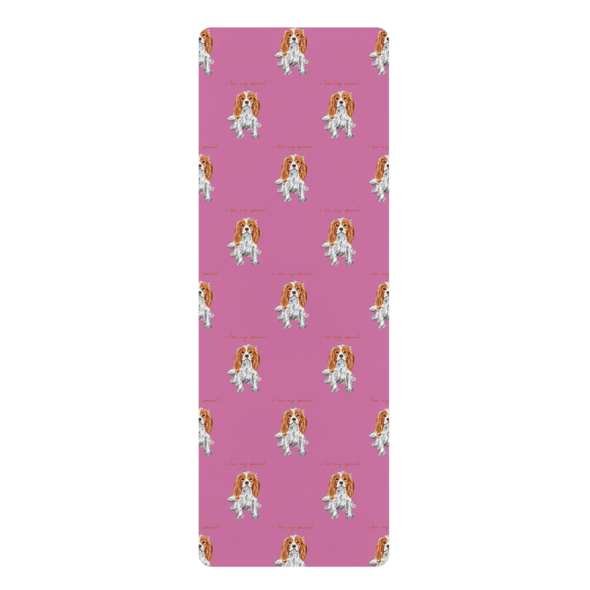 I love my Spaniel Dog POD Rubber Yoga Mat