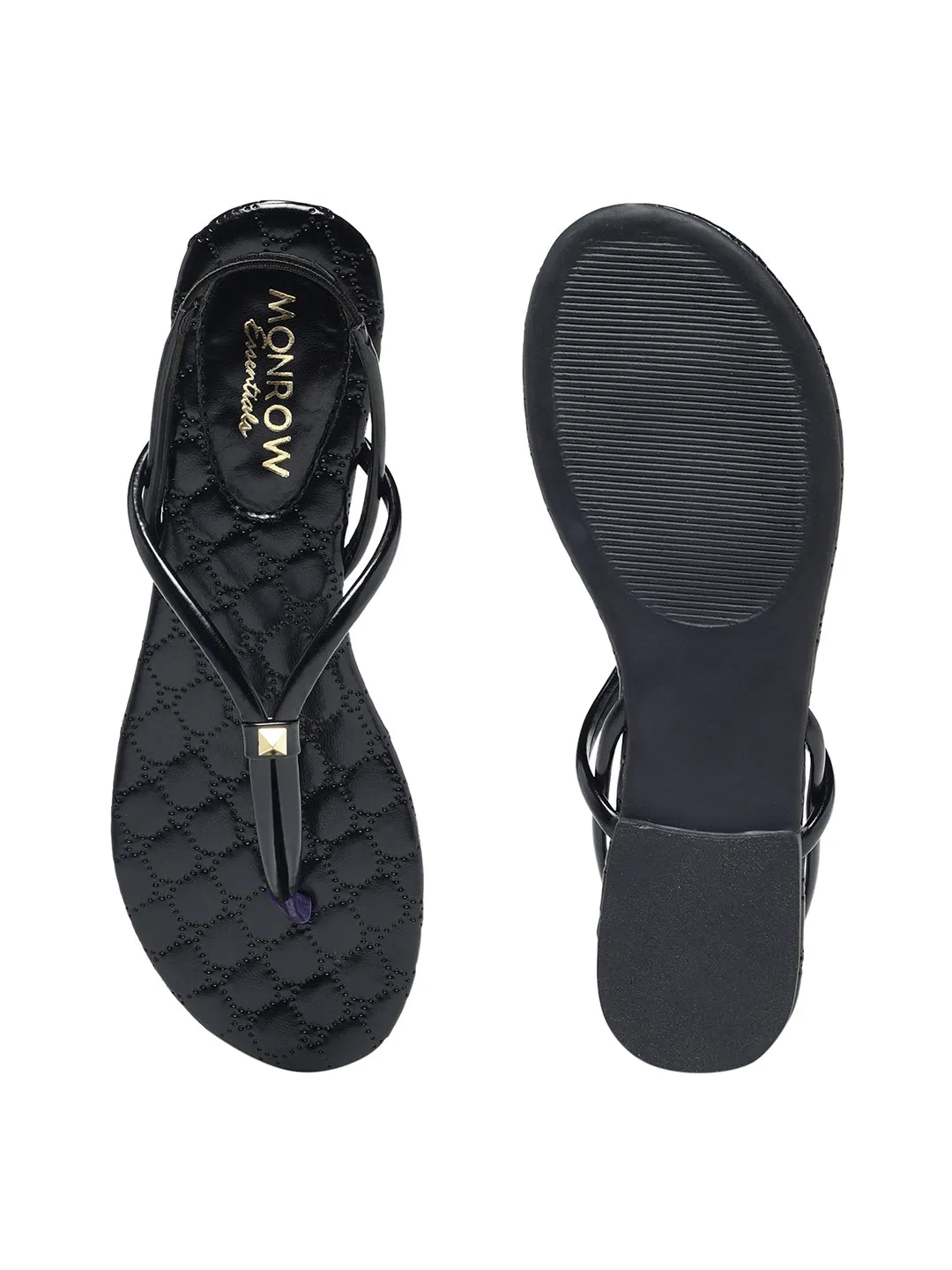 Jarina Black Flats