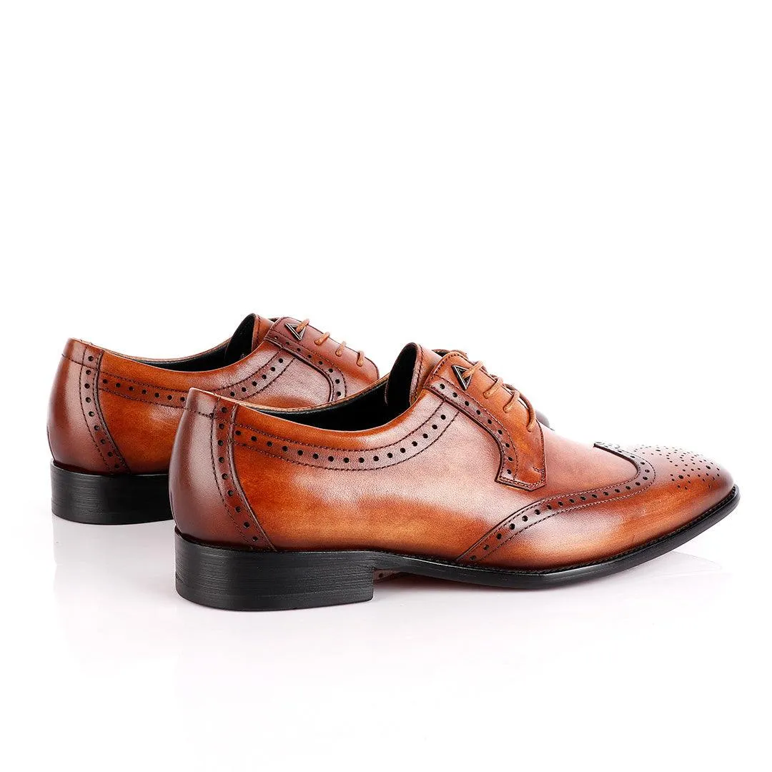 John Foster Brown Derby Lace Up Brogues